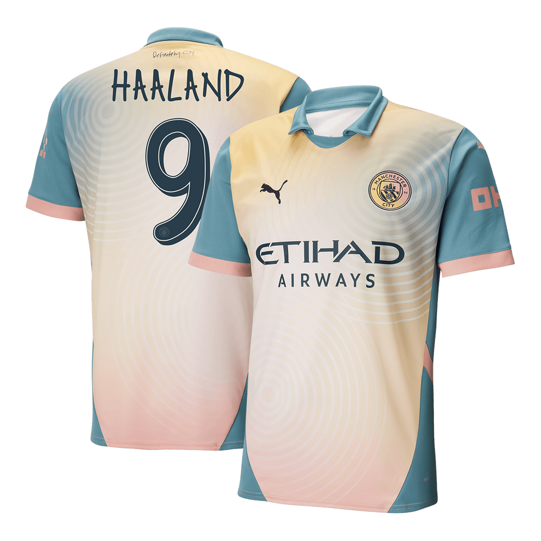 HAALAND #9 Manchester City Fourth Away Soccer Jersey 2024/25