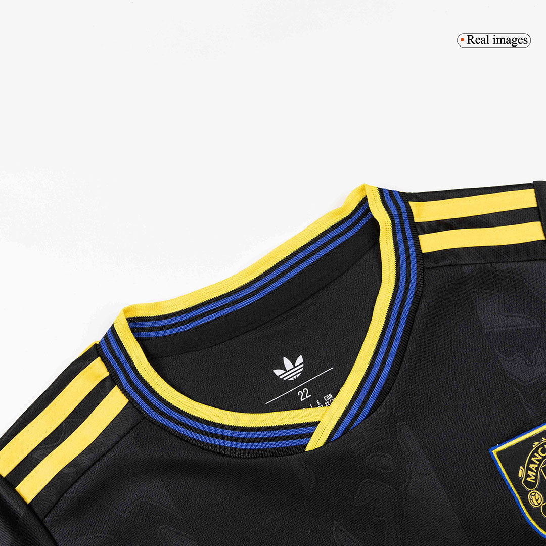Kid's Manchester United Third Away Soccer Jersey Kit(Jersey+Shorts+Socks) 2025/26 - Image 3