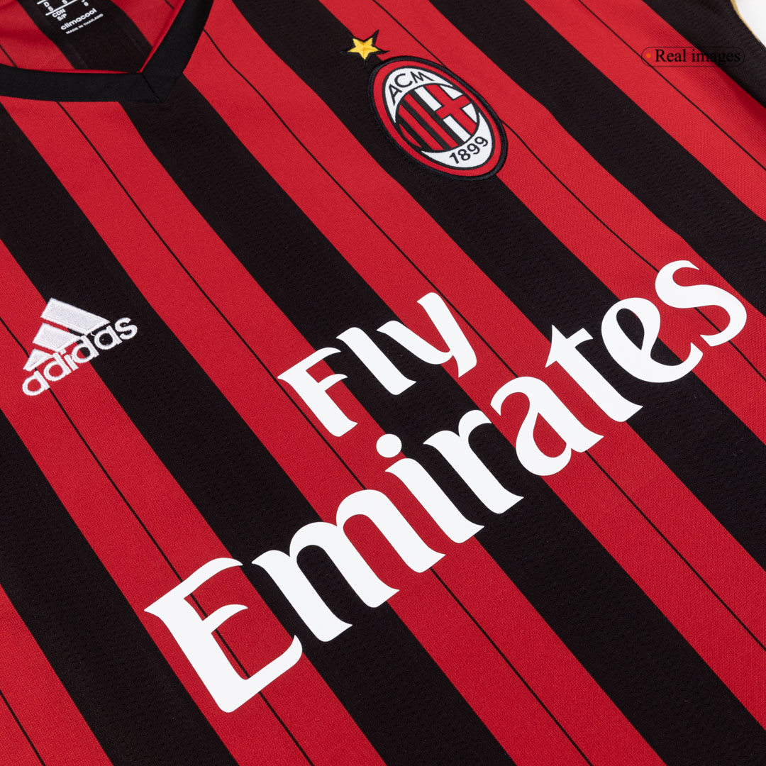 Retro 2013/14 AC Milan Home Soccer Jersey - Image 6