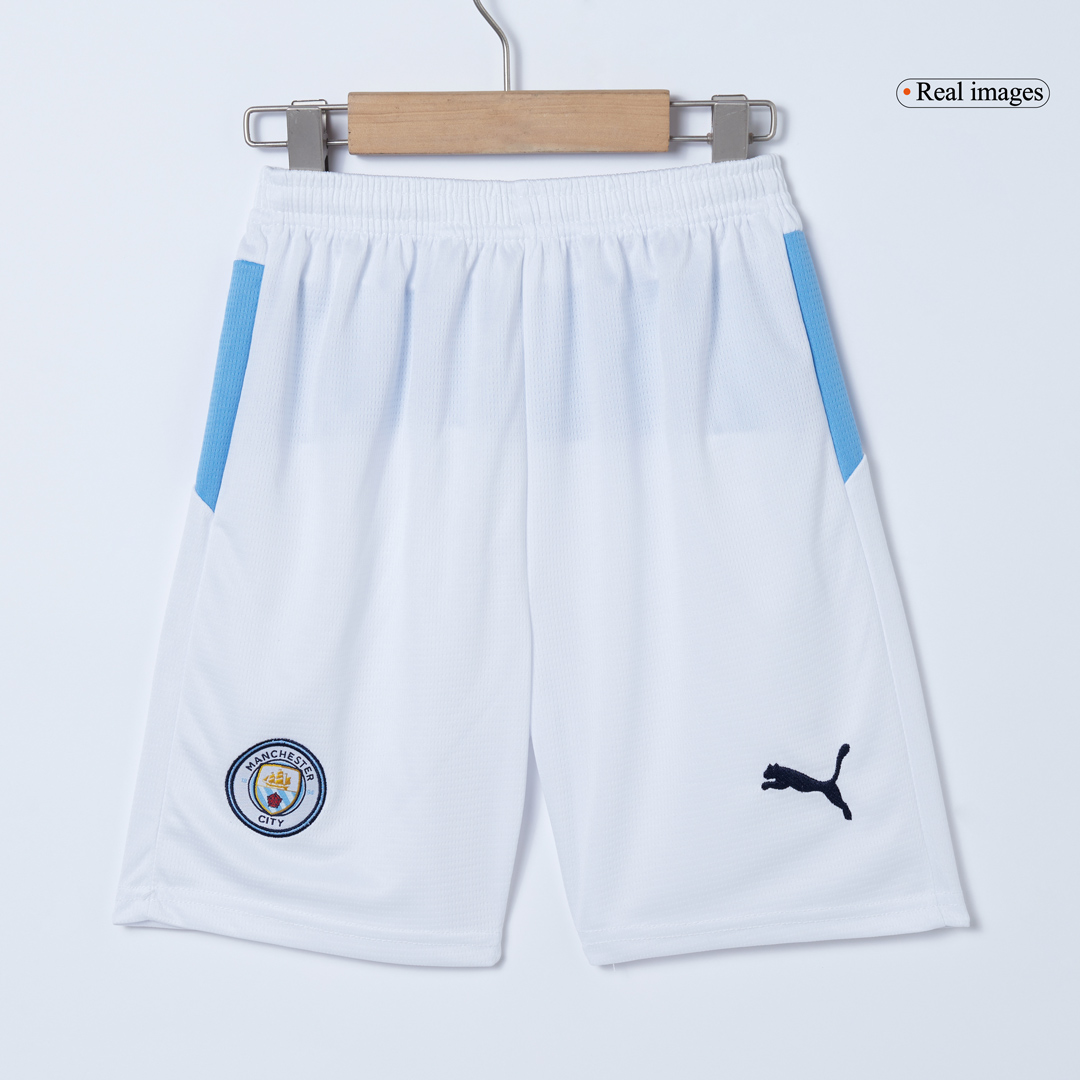 Kid's Manchester City Home Soccer Jersey Kit(Jersey+Shorts+Socks) 2025/26 - Image 5