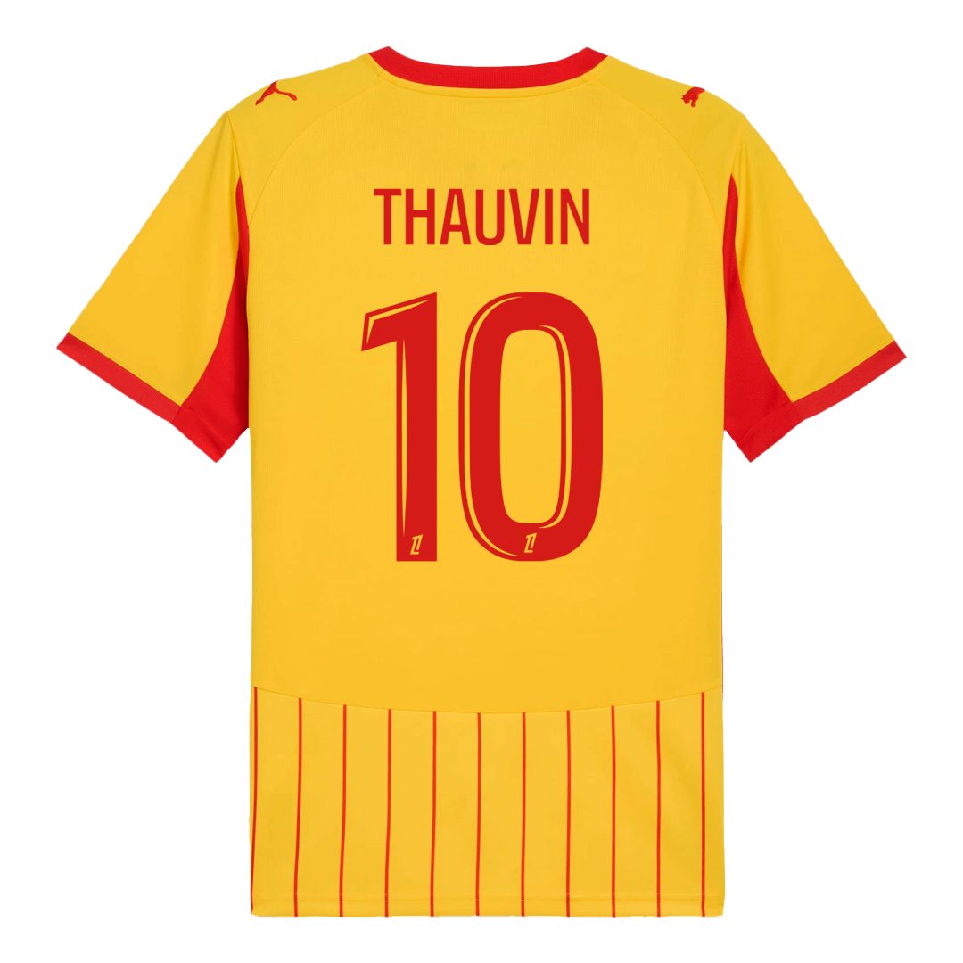 THAUVIN #10 RC Lens Home Soccer Jersey 2025/26 - Image 3