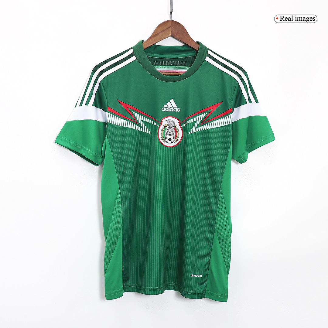 Retro 2014 Mexico Home Soccer Jersey