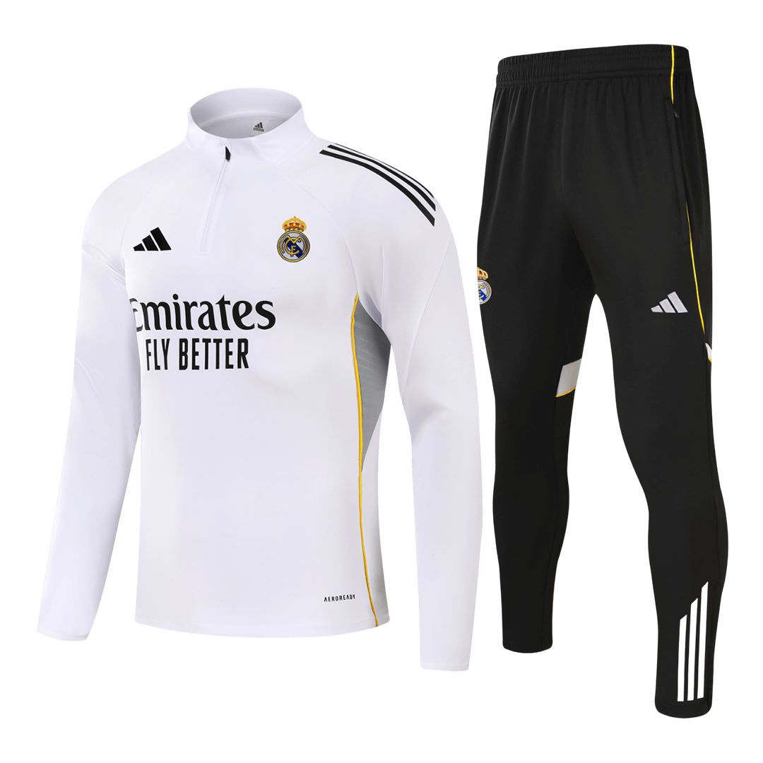 Real Madrid Zipper Sweatshirt Kit(Top+Pants) 2025/26
