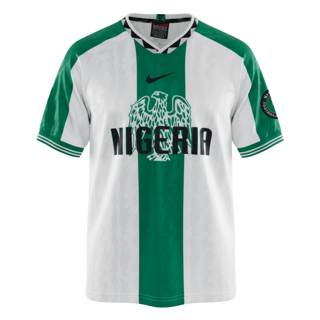 Retro 1996 Nigeria Away Soccer Jersey - Image 4