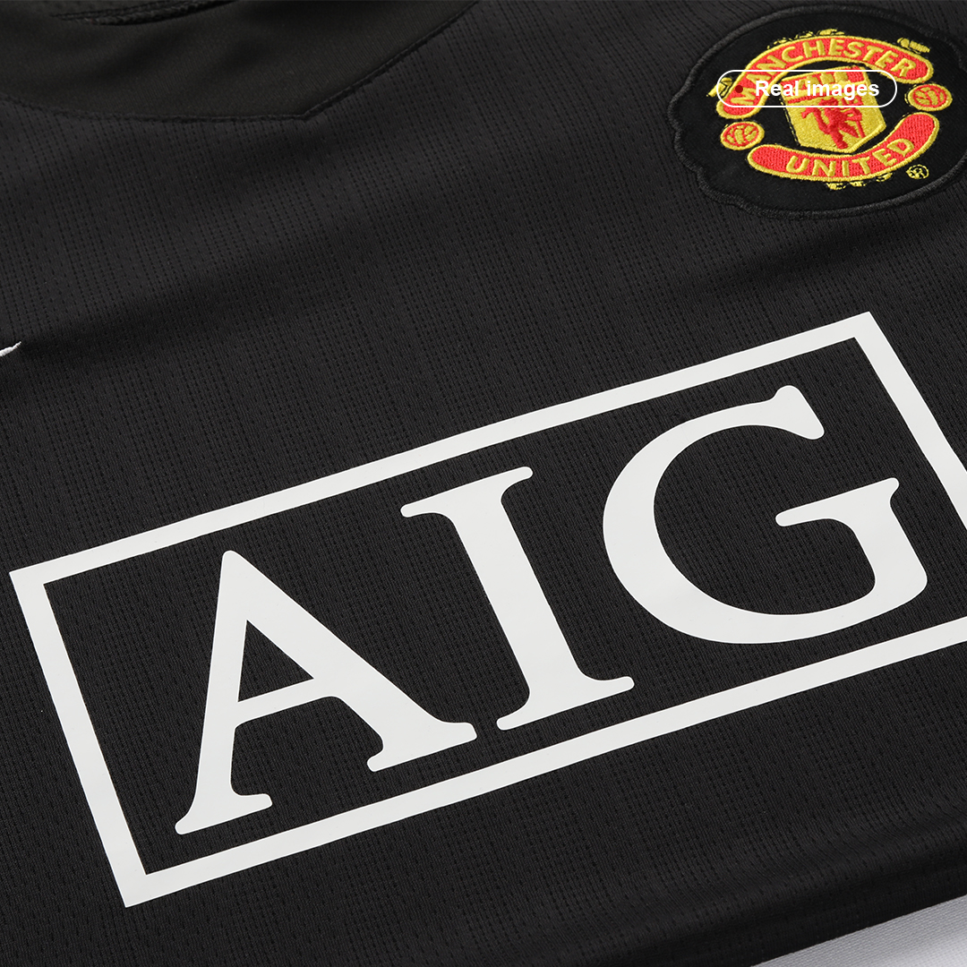Retro SCHOLES #18 2007/08 Manchester United Away Soccer Jersey - Image 6