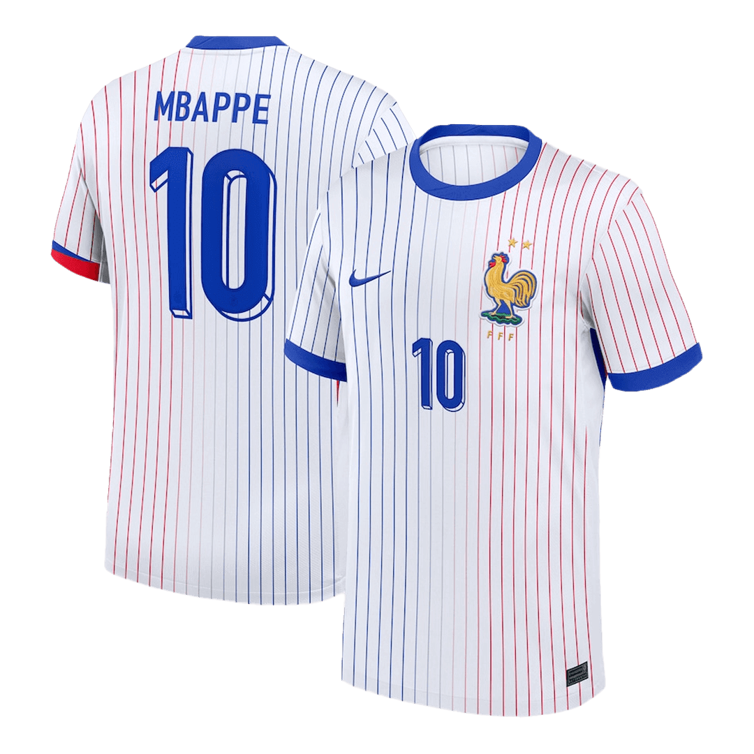 MBAPPE #10 France Away Soccer Jersey Euro 2024