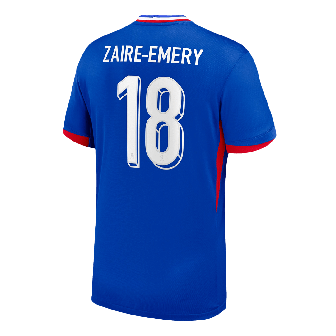 ZAIRE-EMERY #18 France Home Soccer Jersey 2024 - Image 3