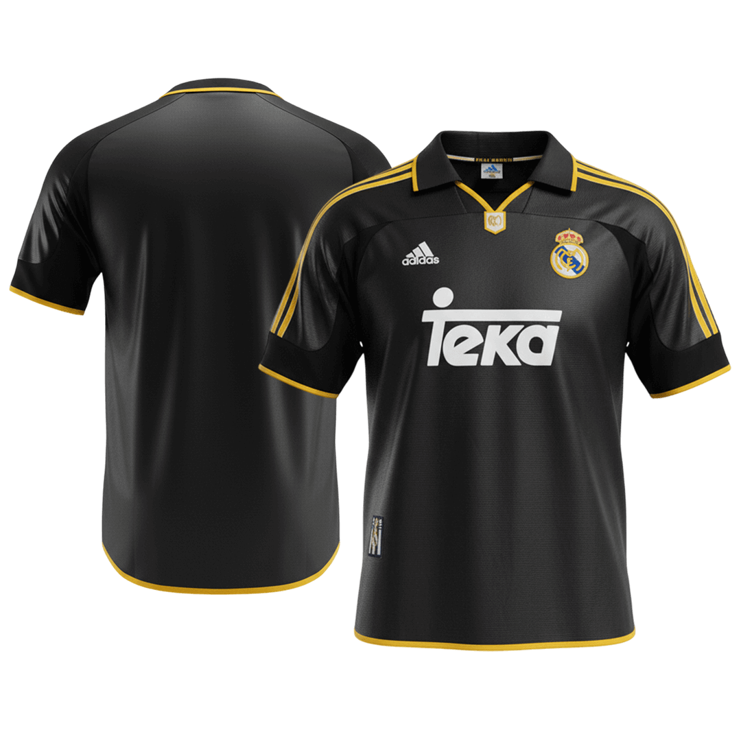 Retro 1999/01 Real Madrid Away Soccer Jersey - Image 3