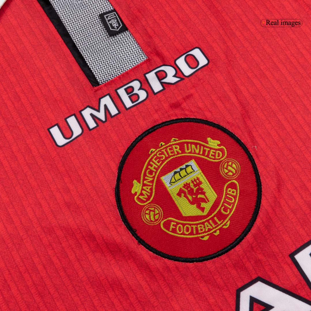 Retro 1996/97 Manchester United Home Soccer Jersey - Image 4