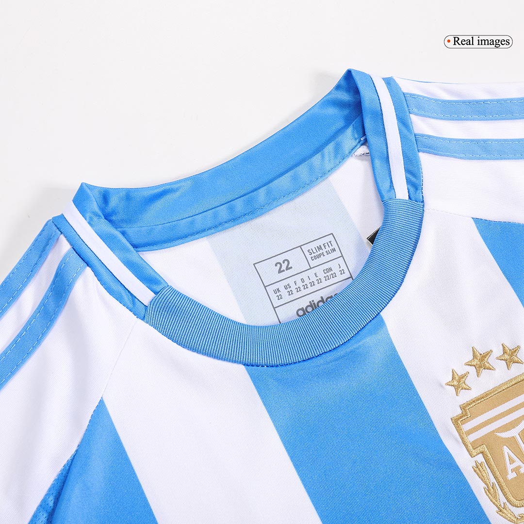 Kid's Argentina Home Soccer Jersey Kit(Jersey+Shorts+Socks) 2024 - Image 8