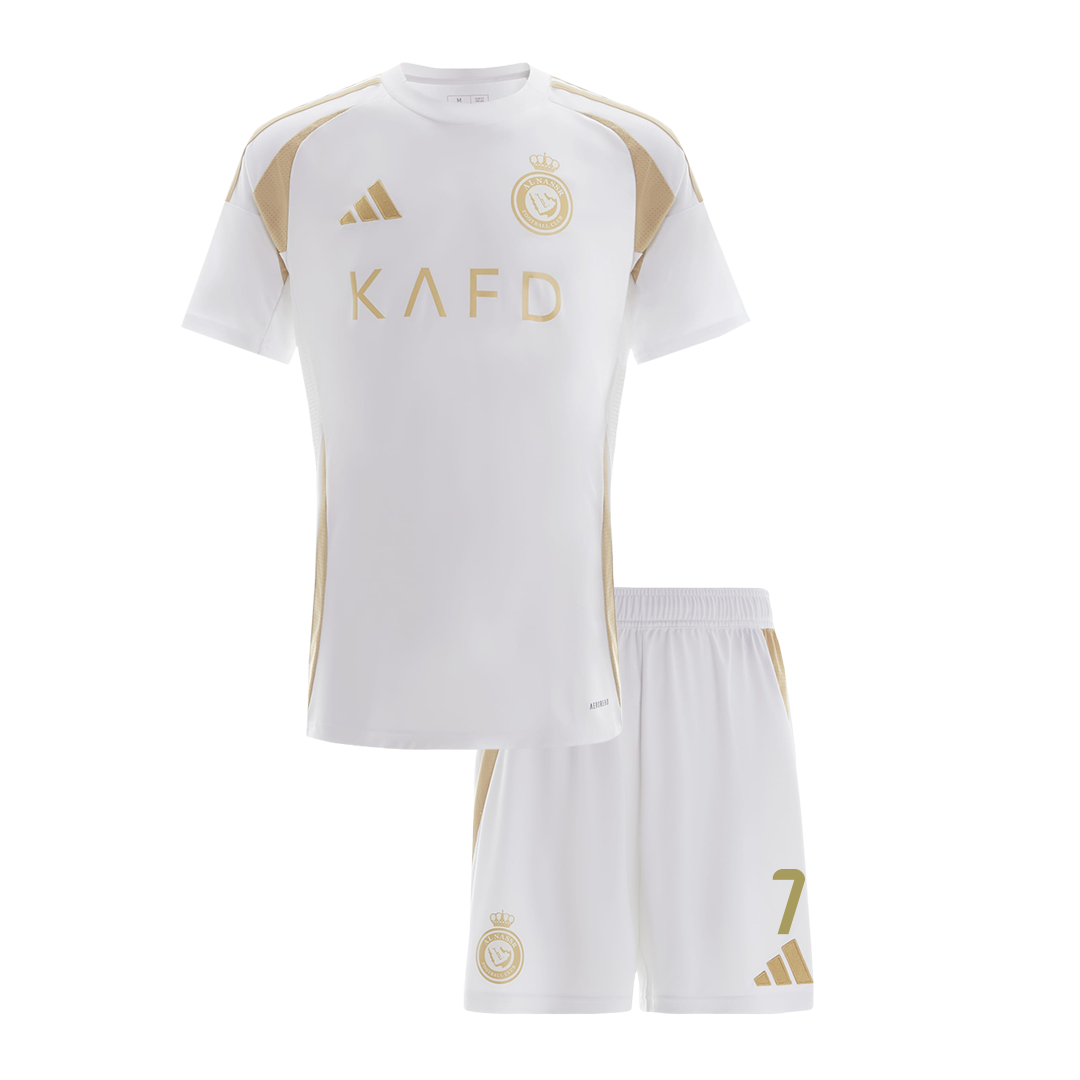 Kid's RONALDO #7 Al Nassr Third Away Soccer Jersey Kit(Jersey+Shorts) 2024/25 - Image 2