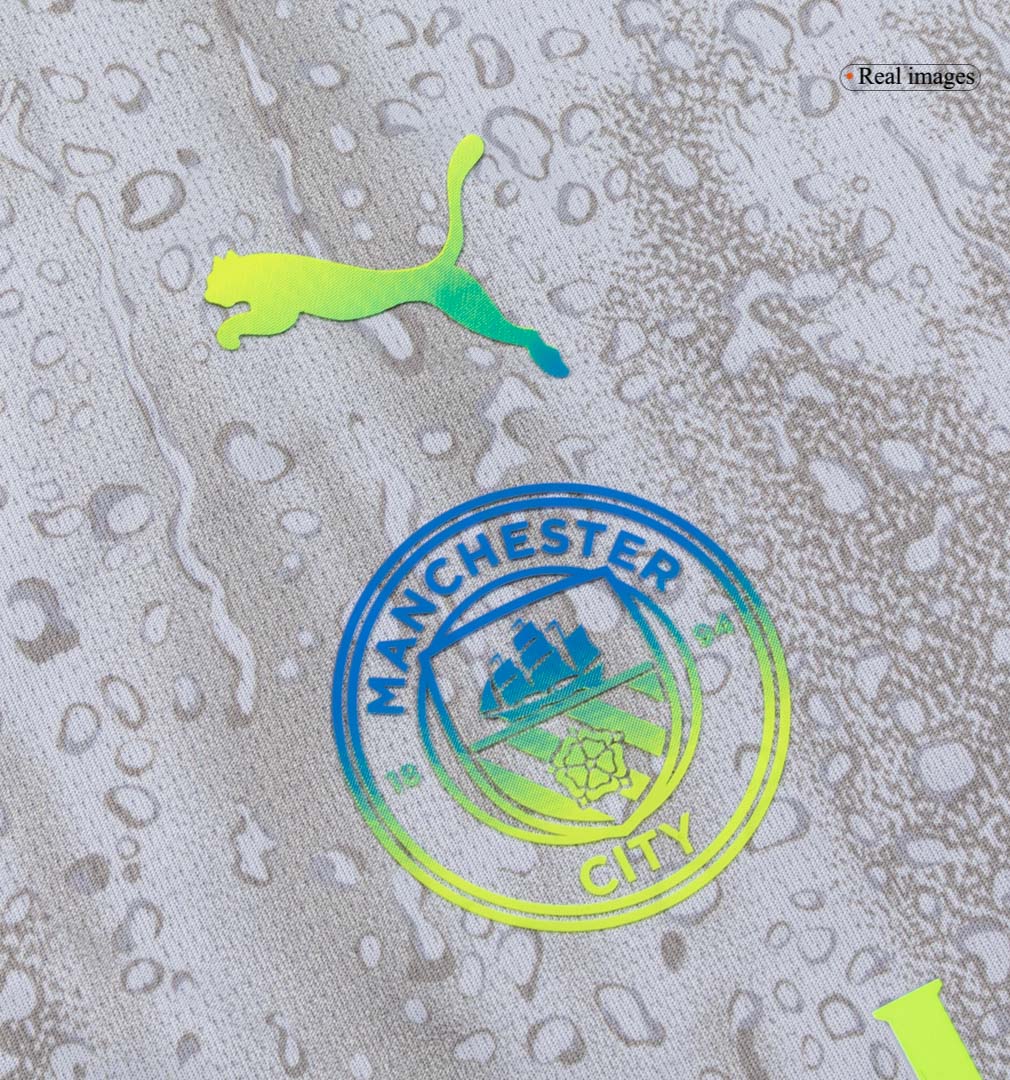 Kid's Manchester City Third Away Soccer Jersey Kit(Jersey+Shorts+Socks) 2025/26 - Image 3