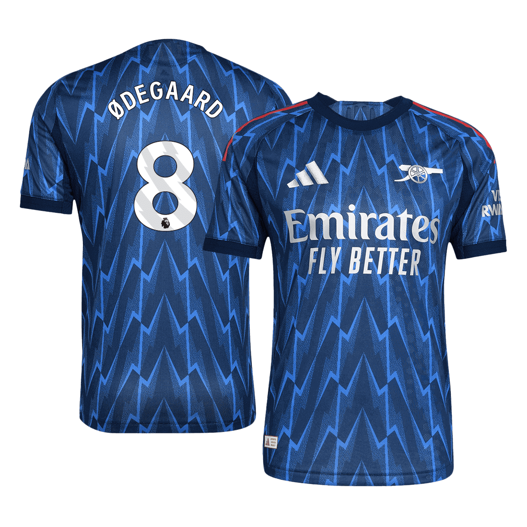 ØDEGAARD #8 Arsenal Away Soccer Jersey 2025/26 Player Version