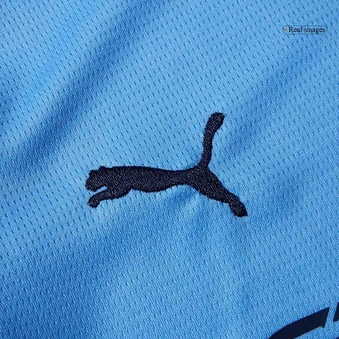 Kid's Manchester City Home Soccer Jersey Kit(Jersey+Shorts+Socks) 2025/26 - Image 9