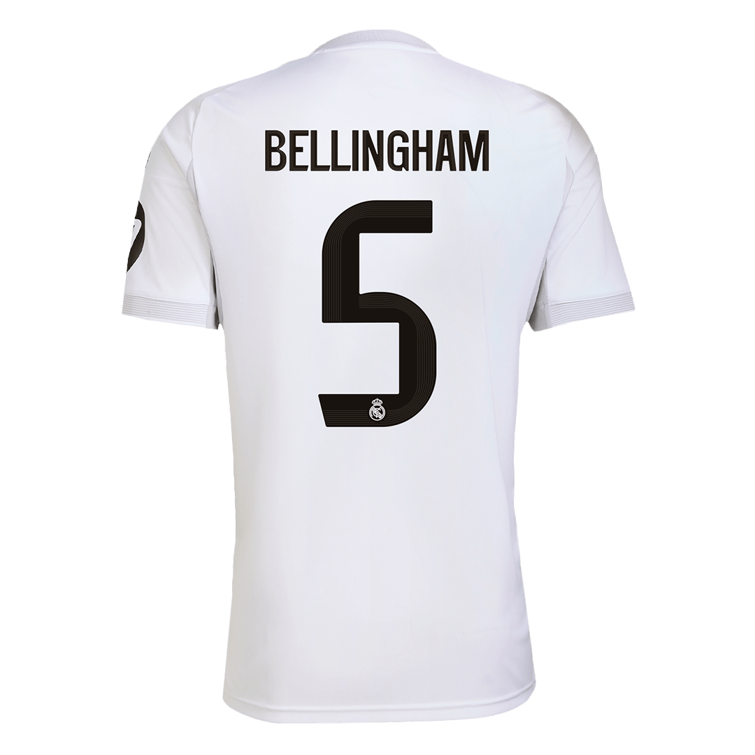 BELLINGHAM #5 Real Madrid Home Soccer Jersey 2025/26 - Image 2