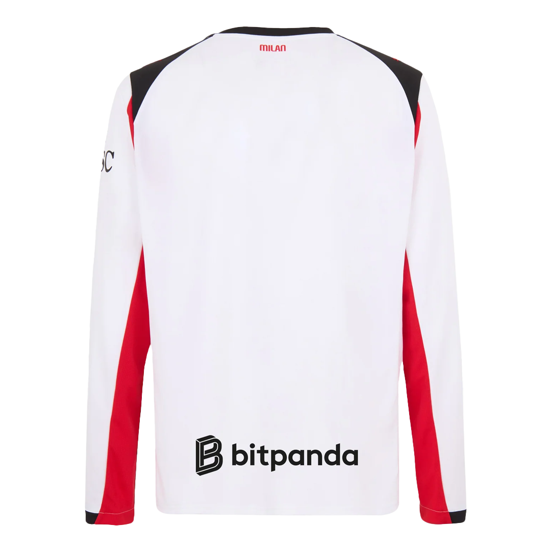 AC Milan Away Long Sleeve Soccer Jersey 2025/26 - Image 2