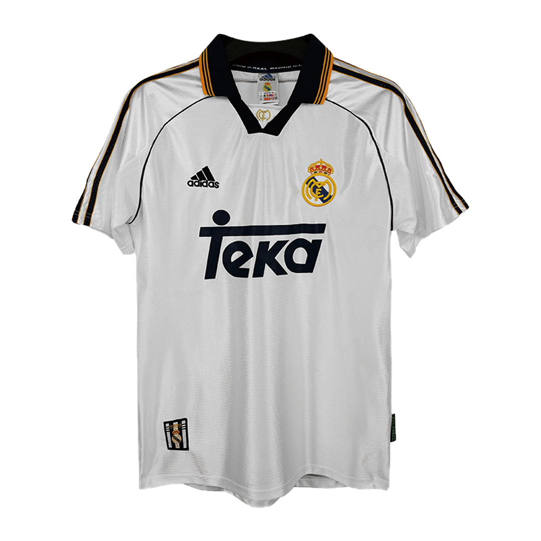Retro 1999/00 Real Madrid Home Soccer Jersey