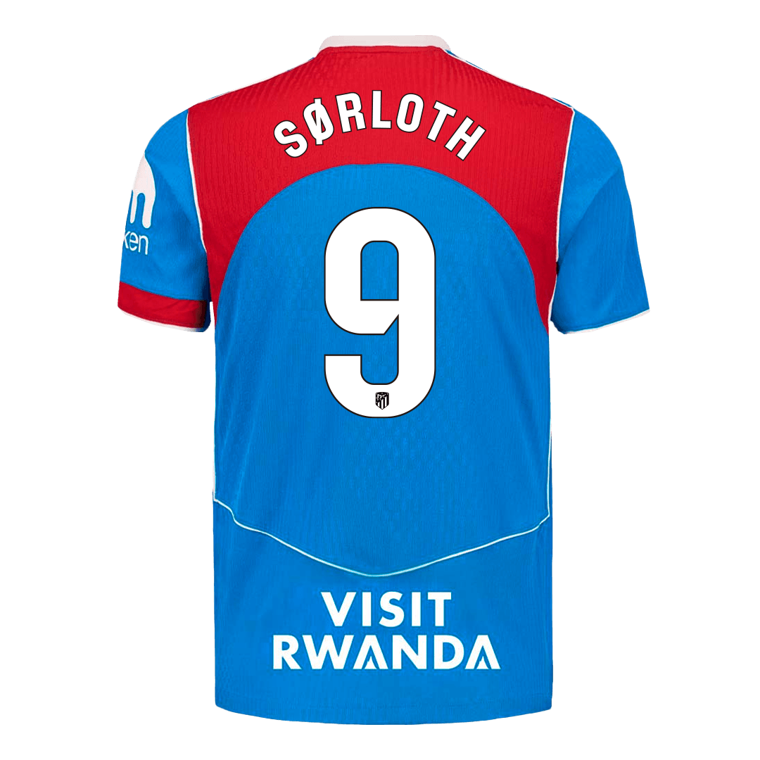 SØRLOTH #9 Atletico Madrid Third Away Soccer Jersey 2025/26 Player Version - Image 2