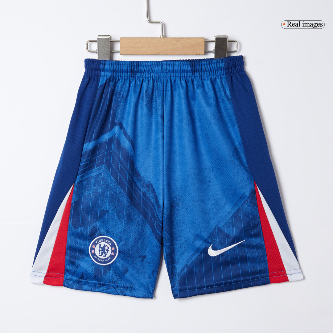 Kid's Chelsea Home Soccer Jersey Kit(Jersey+Shorts+Socks) 2025/26 - Image 5