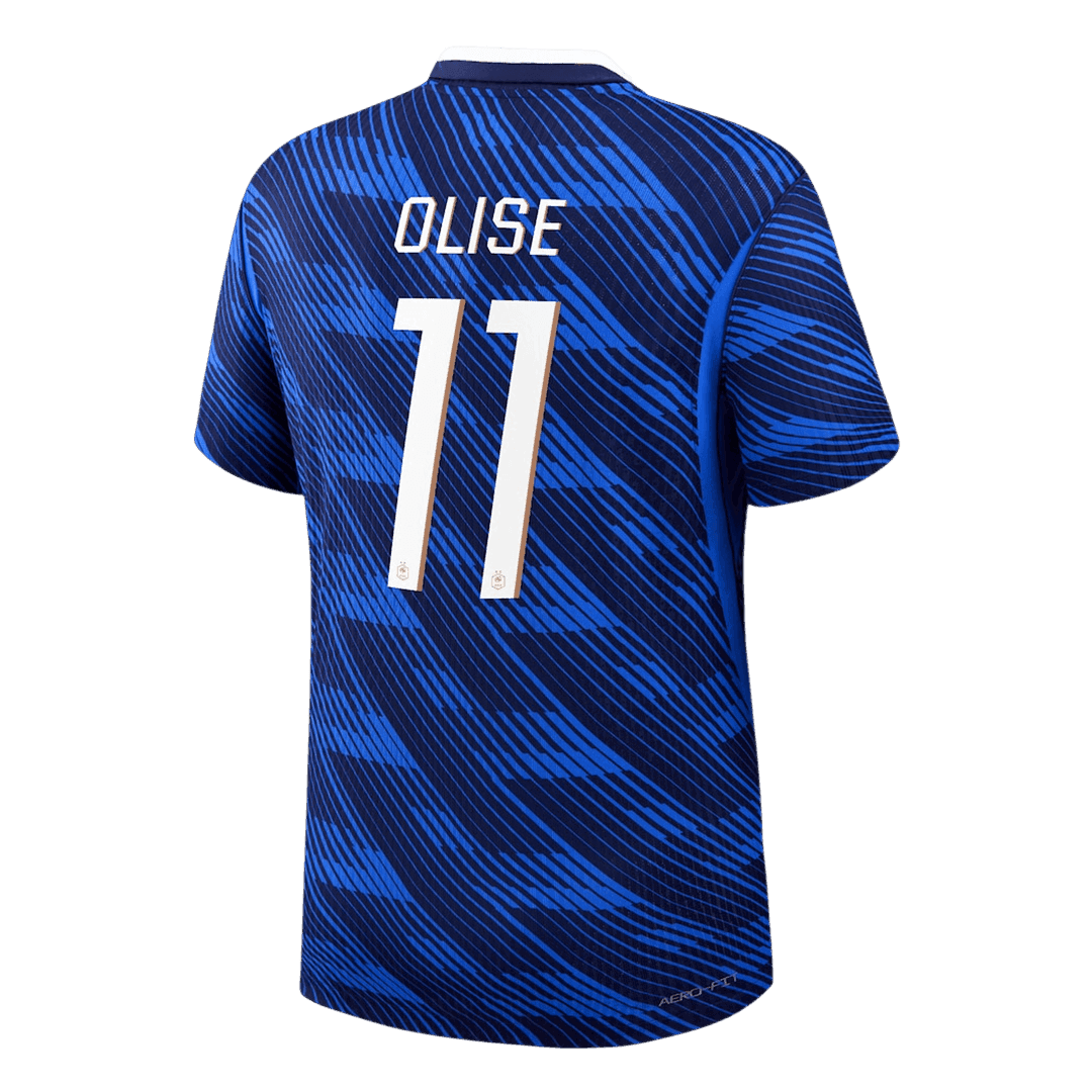 OLISE #11 France Home Soccer Jersey 2026 Player Version - Image 2