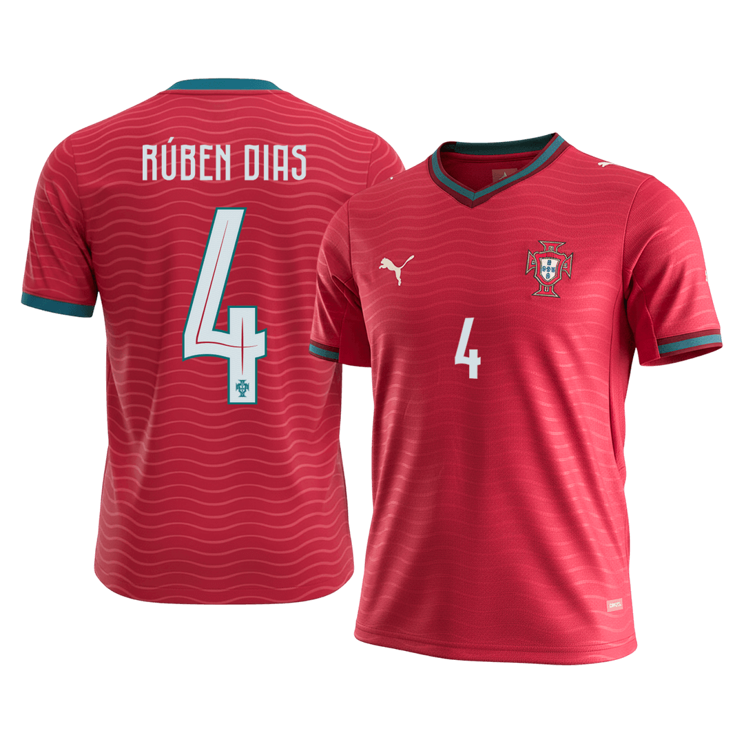 RÚBEN DIAS #4 Portugal Home Soccer Jersey 2026