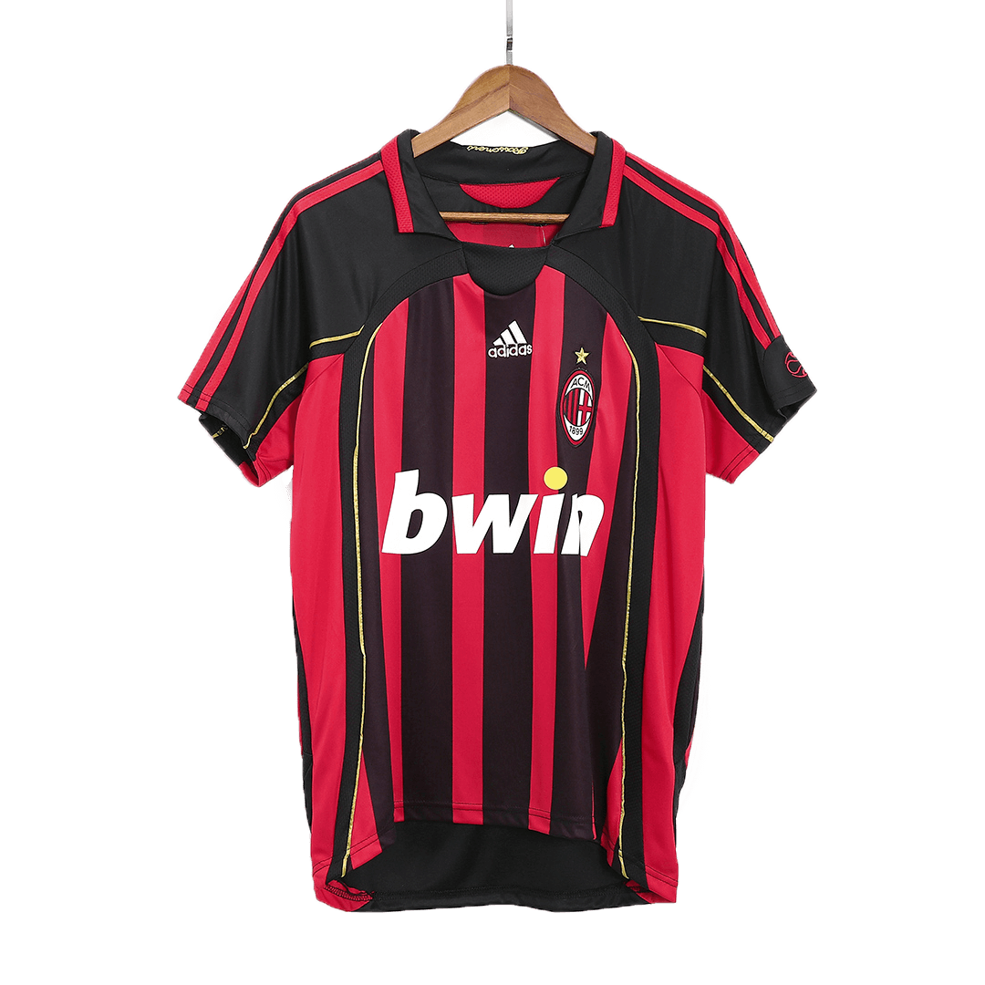 Retro 2006/07 AC Milan Home Soccer Jersey - Image 3