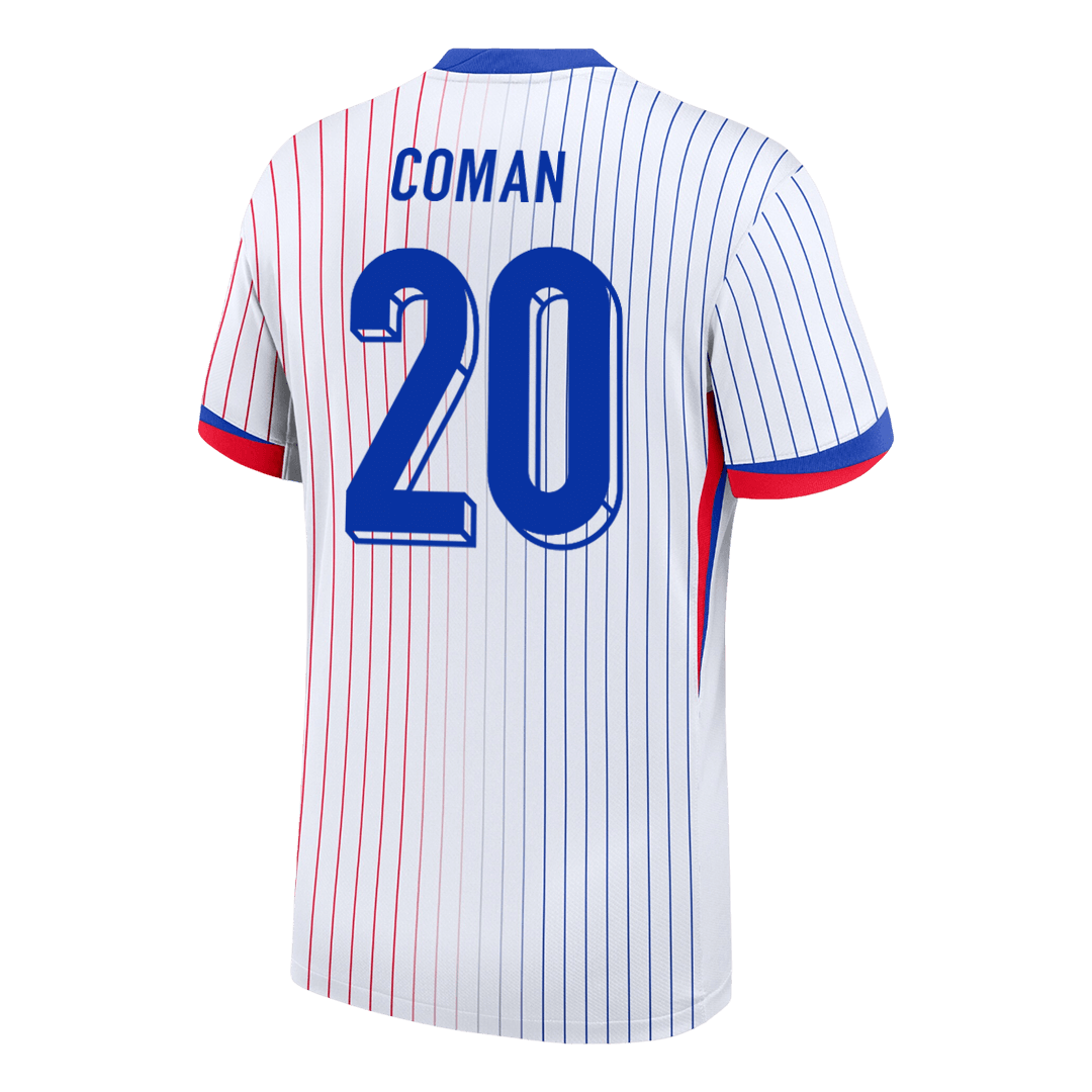 COMAN #20 France Away Soccer Jersey 2024 - Image 3