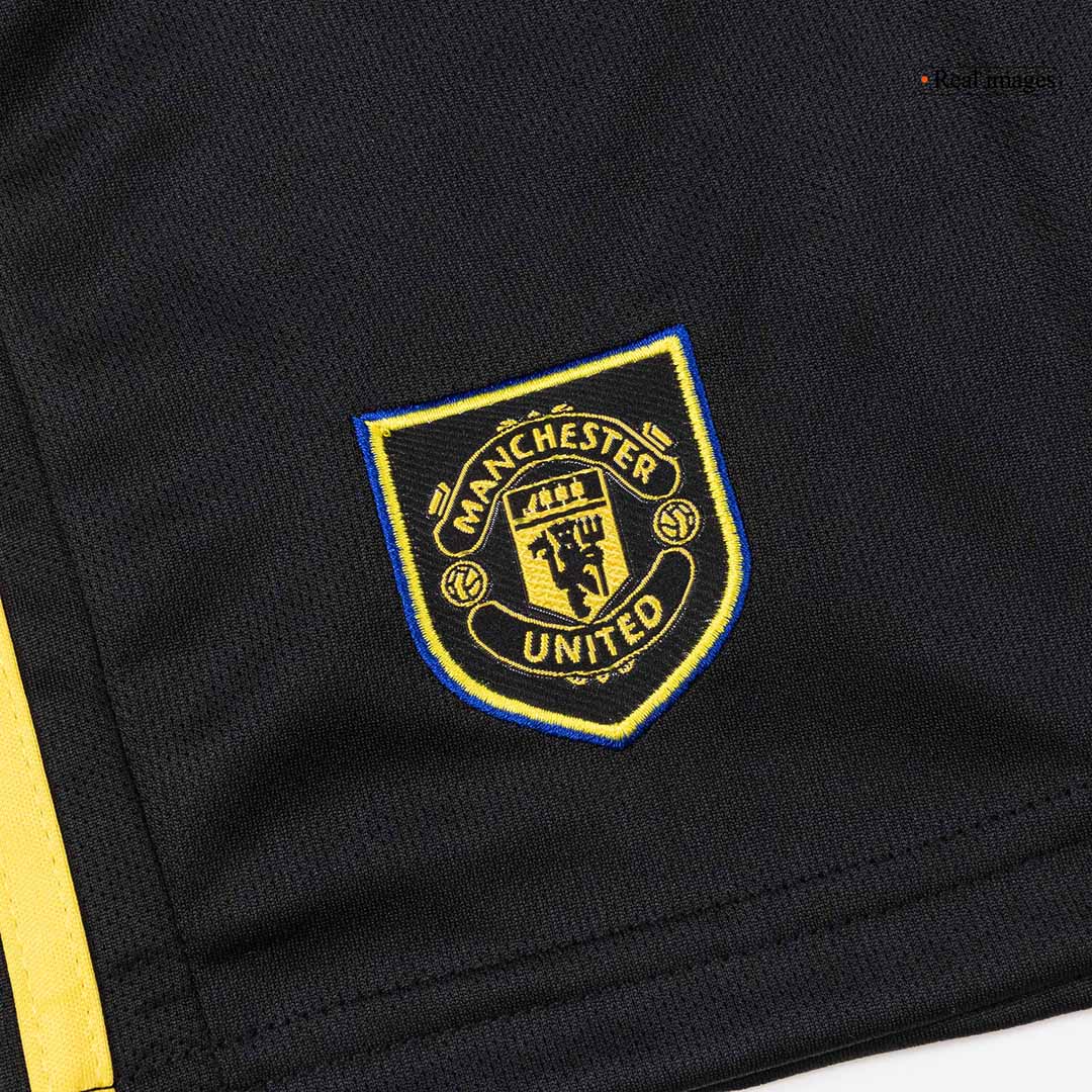 Kid's Manchester United Third Away Soccer Jersey Kit(Jersey+Shorts+Socks) 2025/26 - Image 12