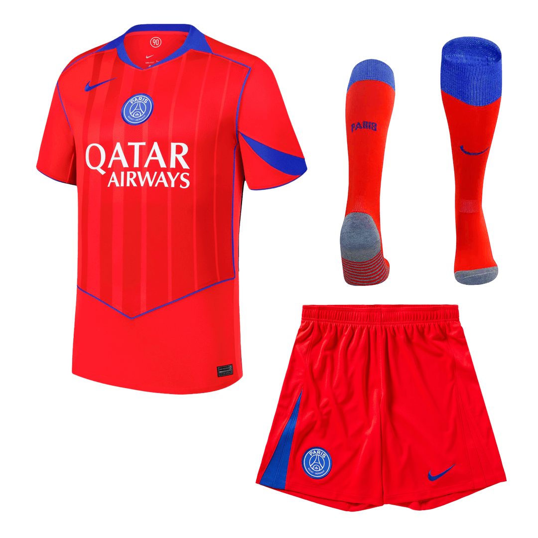 PSG Third Away Soccer Jersey Kit(Jersey+Shorts+Socks) 2025/26