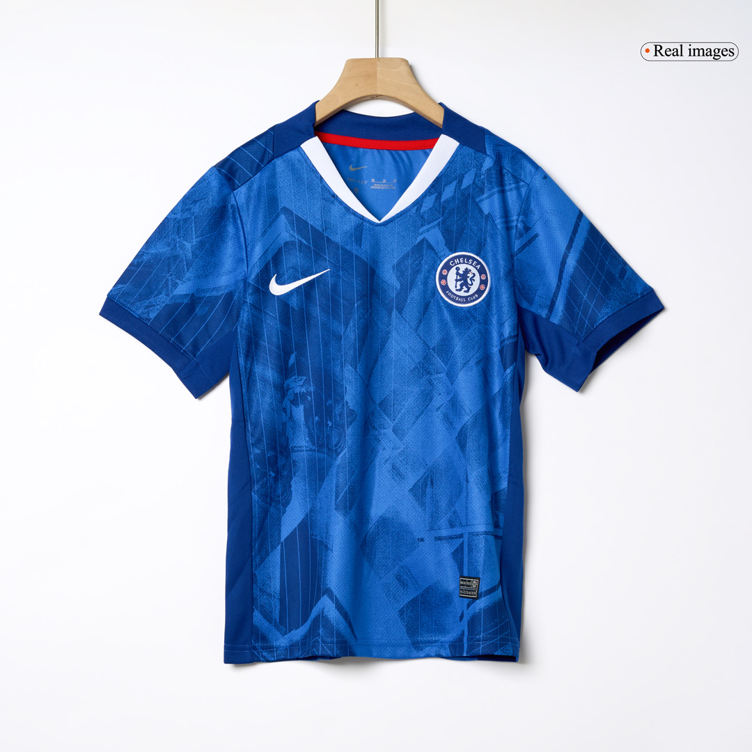 Kid's Chelsea Home Soccer Jersey Kit(Jersey+Shorts+Socks) 2025/26 - Image 3