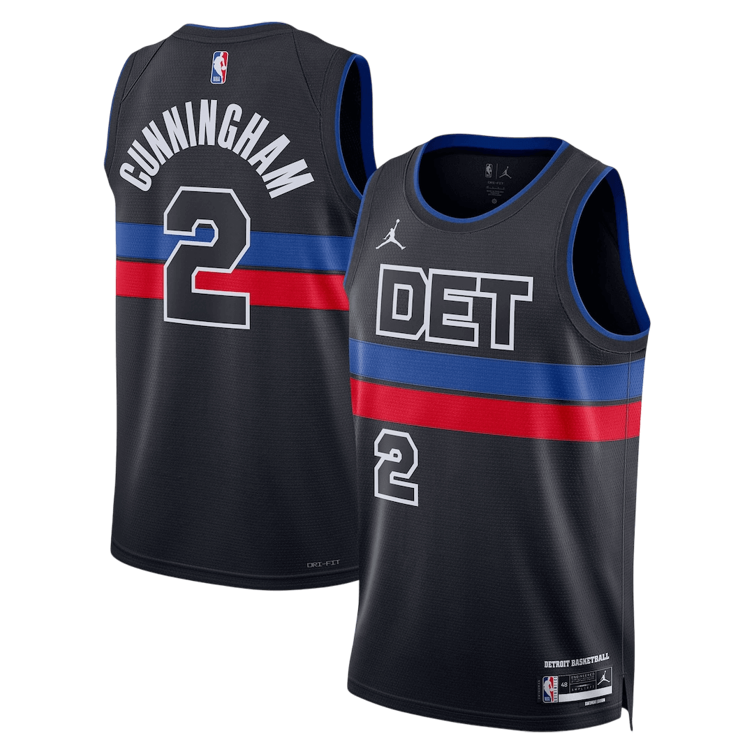 Detroit Pistons Cunningham #2 Swingman NBA Jersey - Statement Edition