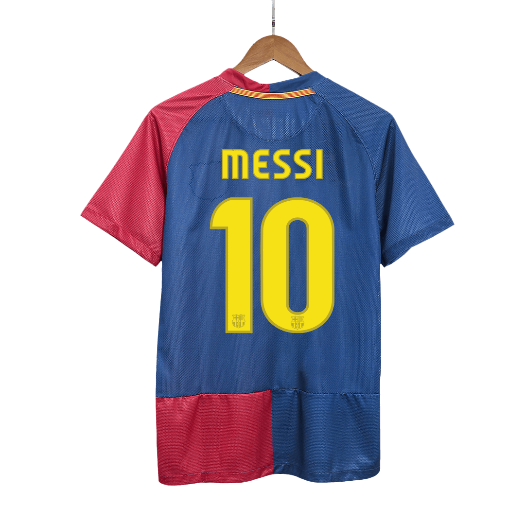 Retro MESSI #10 2008/09 Barcelona Home Soccer Jersey