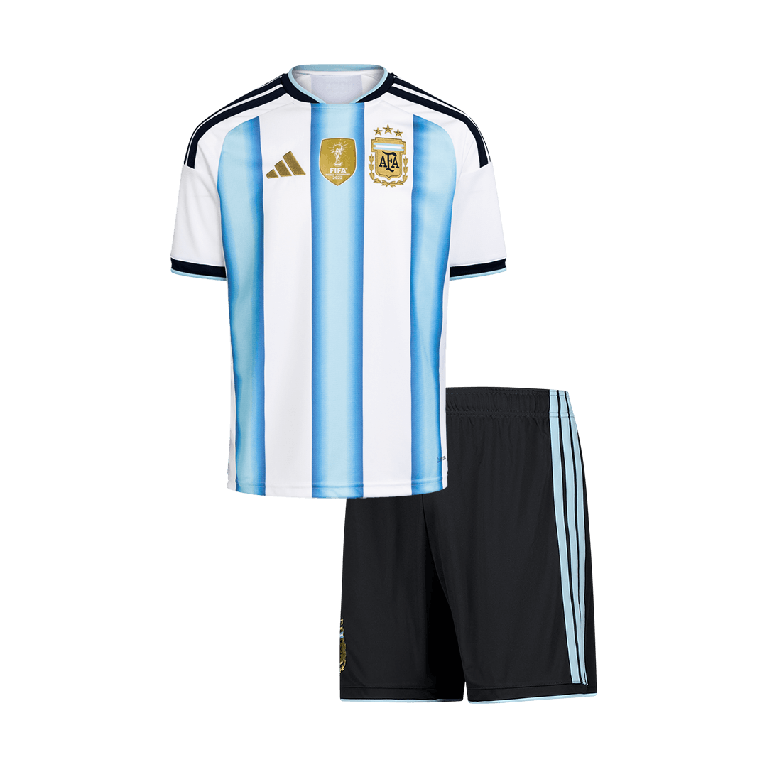 Kid's Argentina Home Soccer Jersey Kit(Jersey+Shorts) 2025/26
