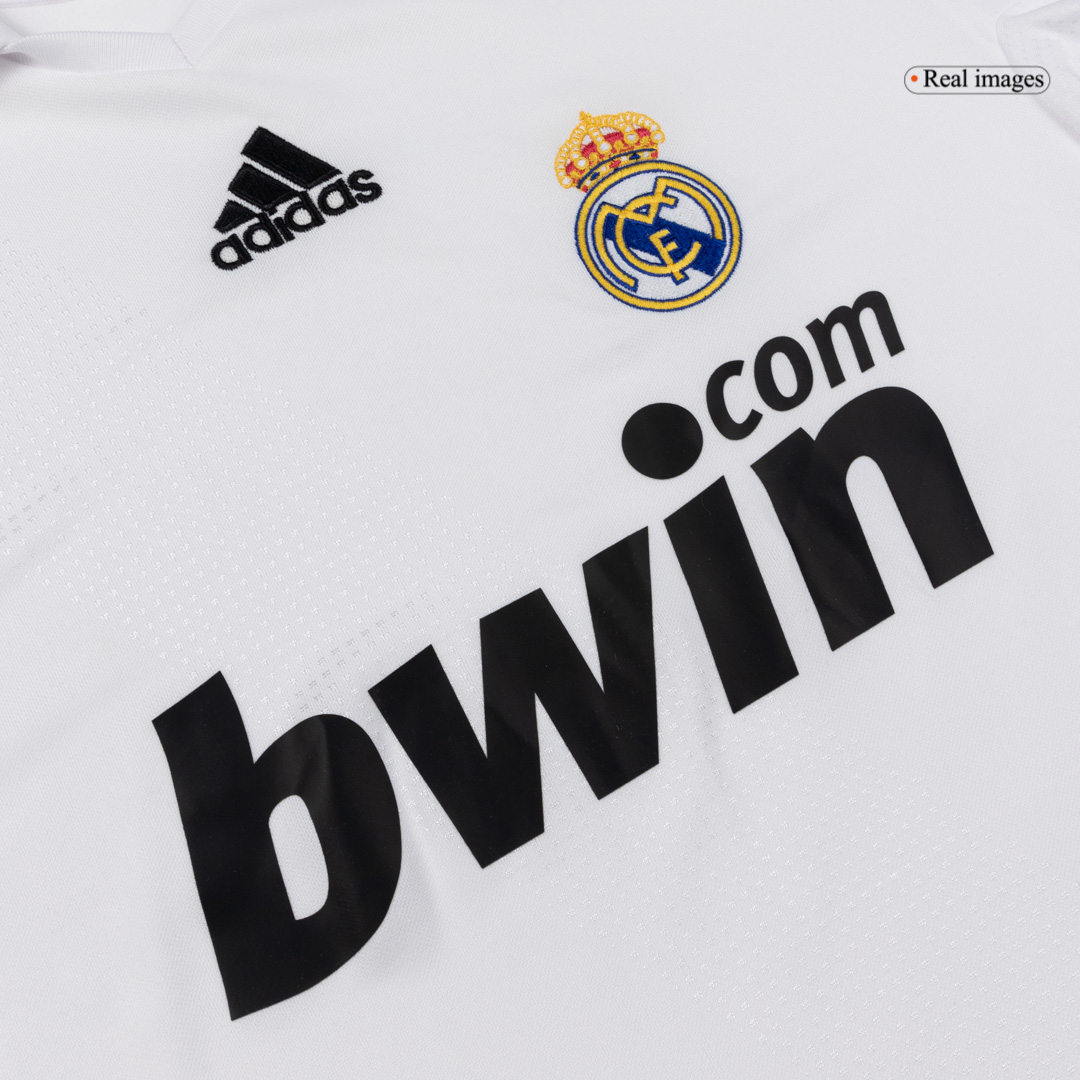 Retro 2008/09 Real Madrid Home Soccer Jersey - Image 6