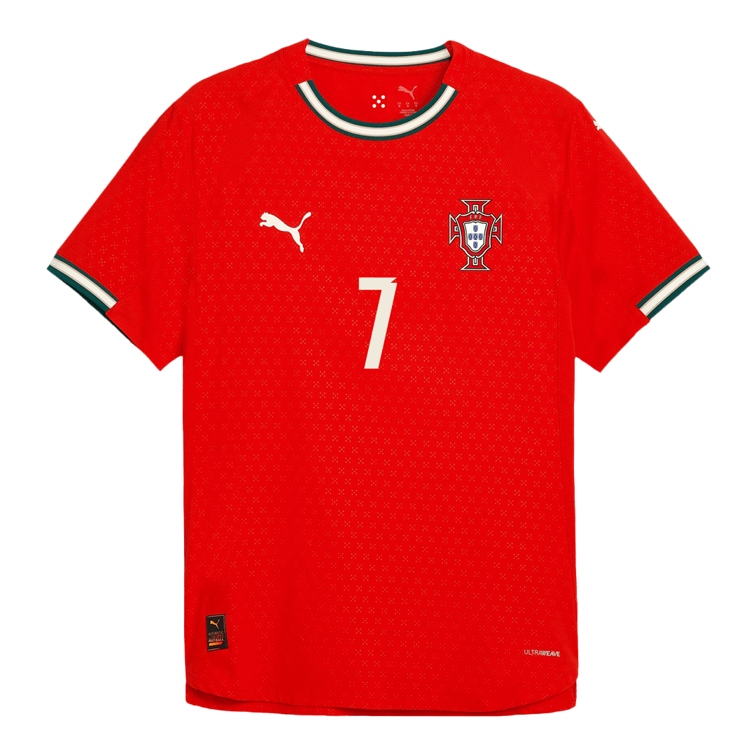 Authentic RONALDO #7 Portugal Home Soccer Jersey 2025 - Image 2