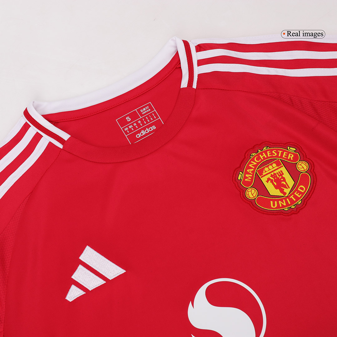 Manchester United Home Long Sleeve Soccer Jersey 2024/25 - Image 11