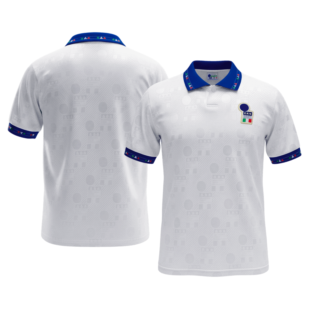 Retro 1994 Italy Home Soccer Jersey - Image 3