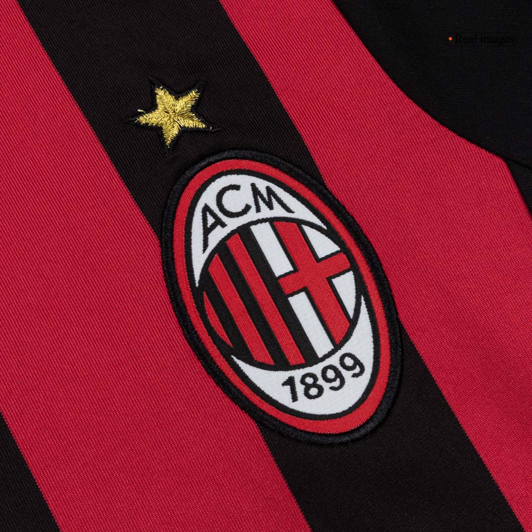 Retro 2009/10 AC Milan Home Soccer Jersey - Image 5