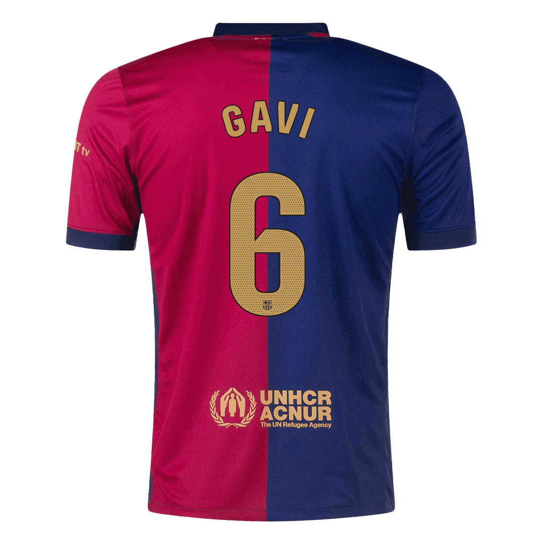 GAVI #6 Barcelona Home Soccer Jersey 2024/25 - Image 3