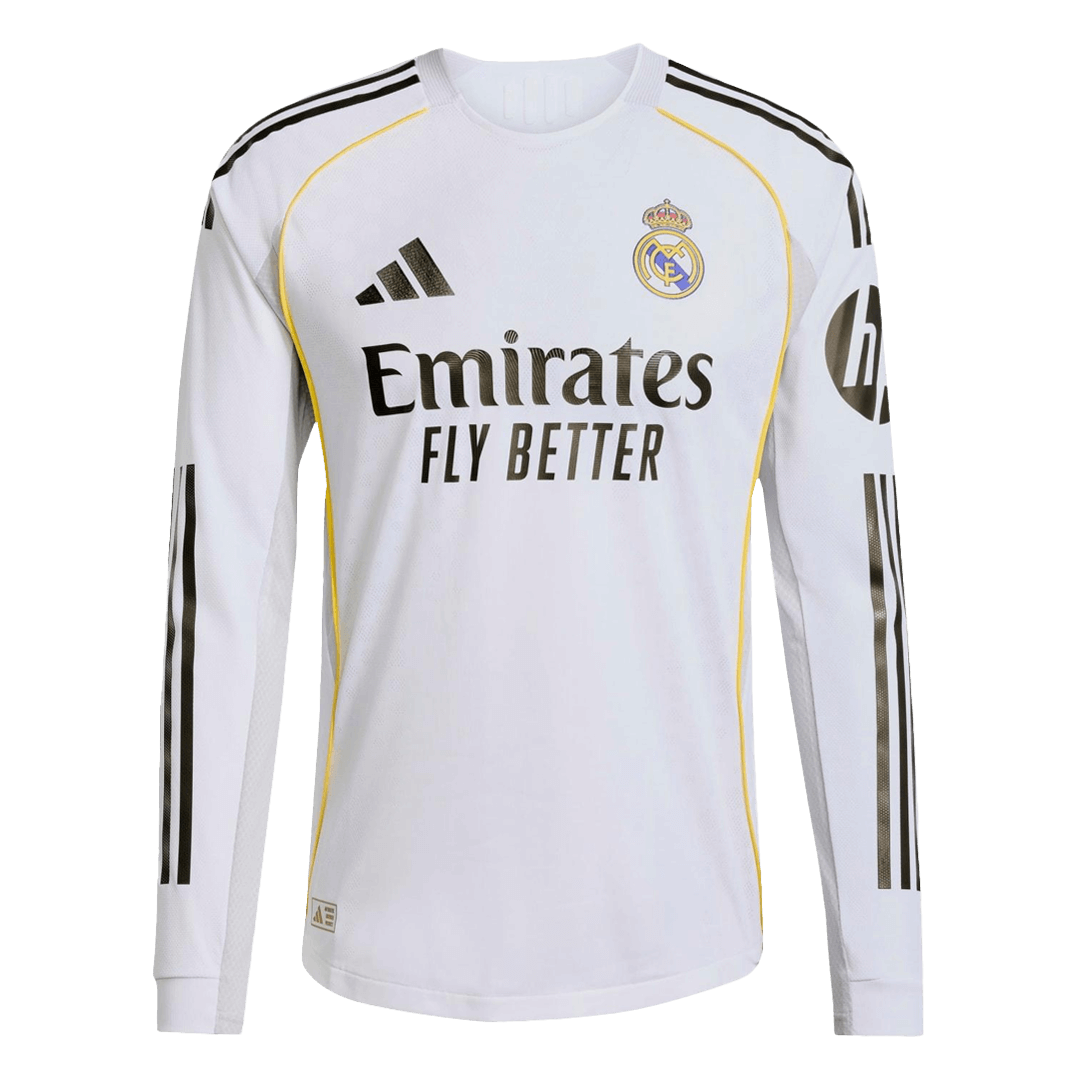 Real Madrid Home Soccer Jersey 2025/26 Player Version