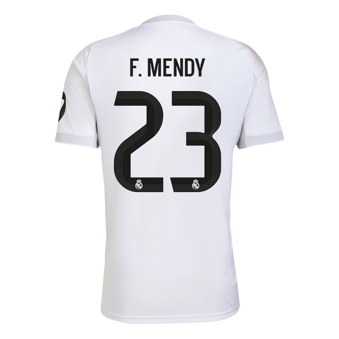 F.MENDY #23 Real Madrid Home Soccer Jersey 2025/26 - Image 2