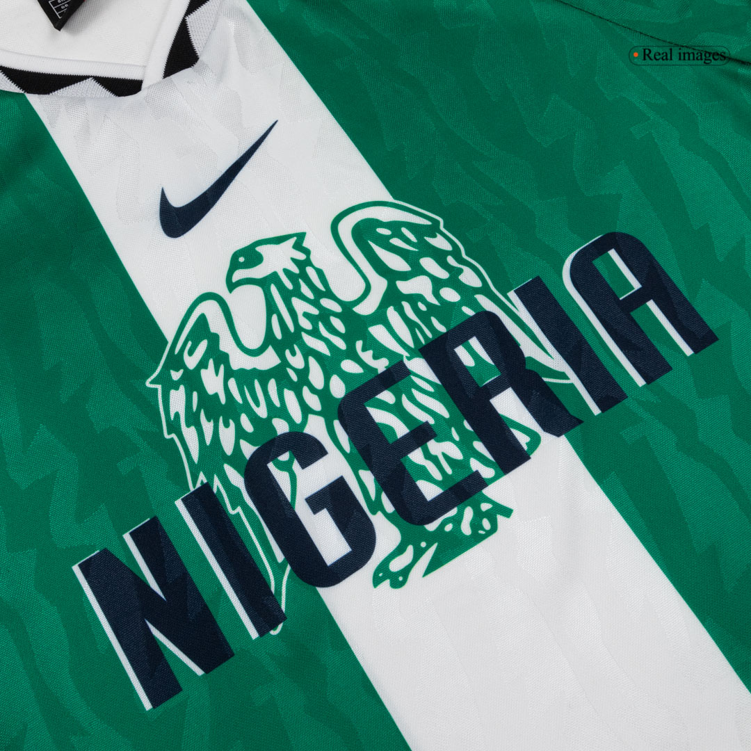 Retro 1996 Nigeria Home Soccer Jersey - Image 6