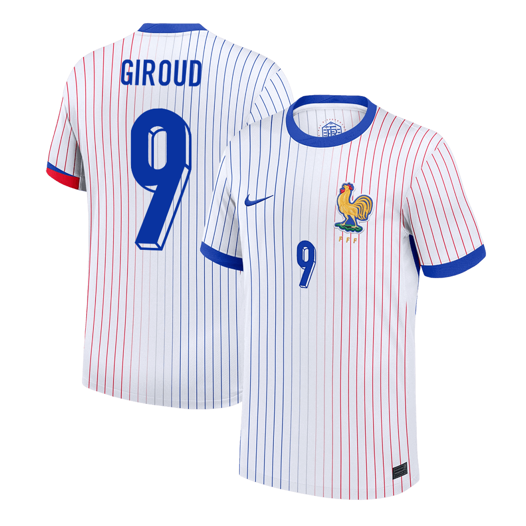GIROUD #9 France Away Soccer Jersey 2024