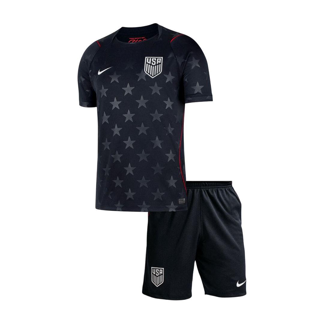 Kid's USA Away Soccer Jersey Kit(Jersey+Shorts) 2026