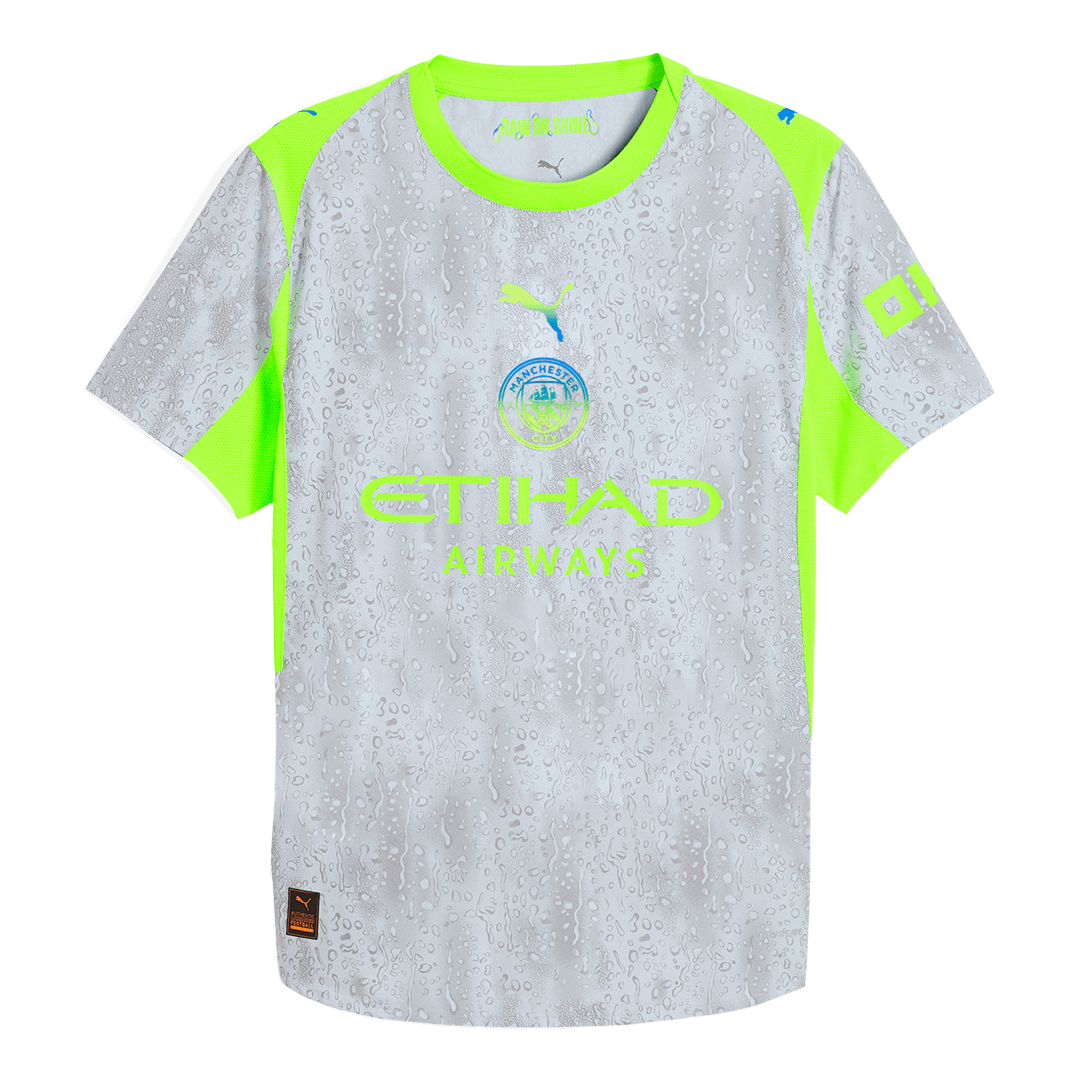 Manchester City Third Away Soccer Jersey 2025/26 Player Version