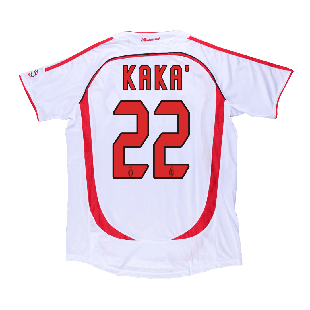 Retro KAKA' #22 2006/07 AC Milan Away Soccer Jersey - UCL