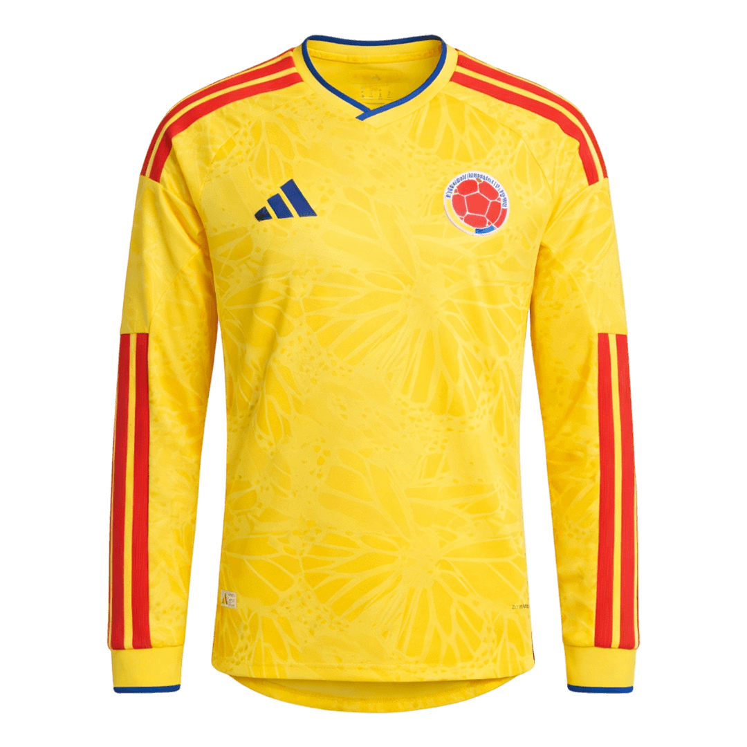 Colombia Home Long Sleeve Soccer Jersey 2026 - Image 4
