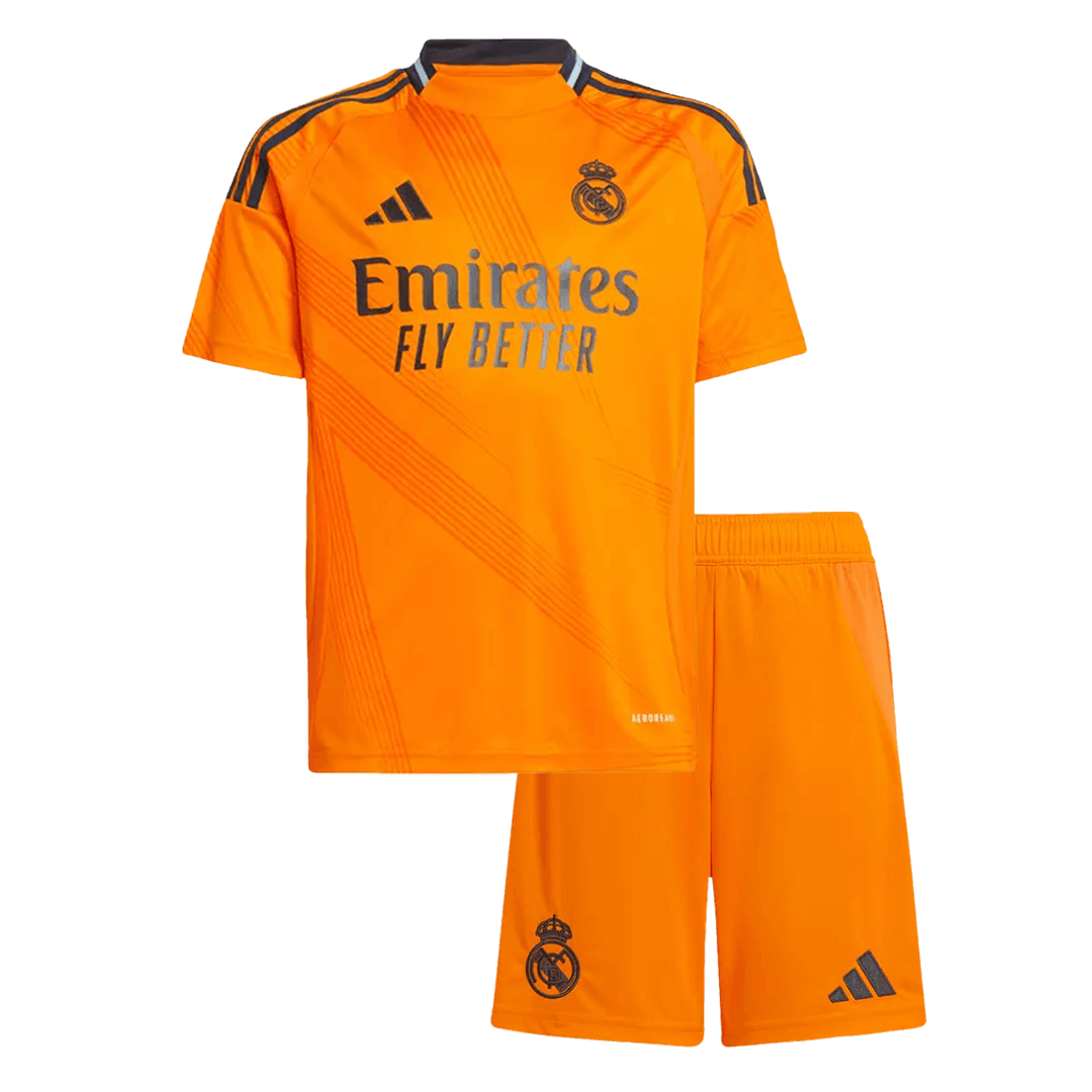 Kid's Real Madrid Away Soccer Jersey Kit(Jersey+Shorts) 2024/25