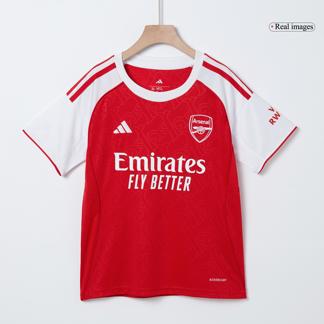Kid's Arsenal Home Soccer Jersey Kit(Jersey+Shorts+Socks) 2025/26 - Image 3