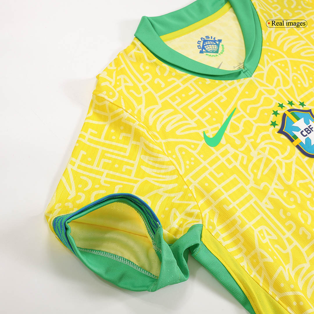 Authentic Brazil Home Soccer Jersey Copa America 2024 - Image 10